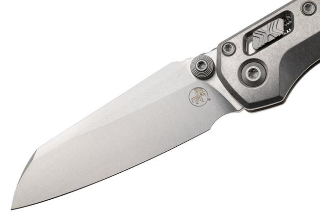 Afbeelding voor Microtech Marfione Select MSI Standard Issue Mini 210M-10MS2, Stonewashed M390MK, Slab Titanium, Bronze Accents, zakmes, Tony Marfione design