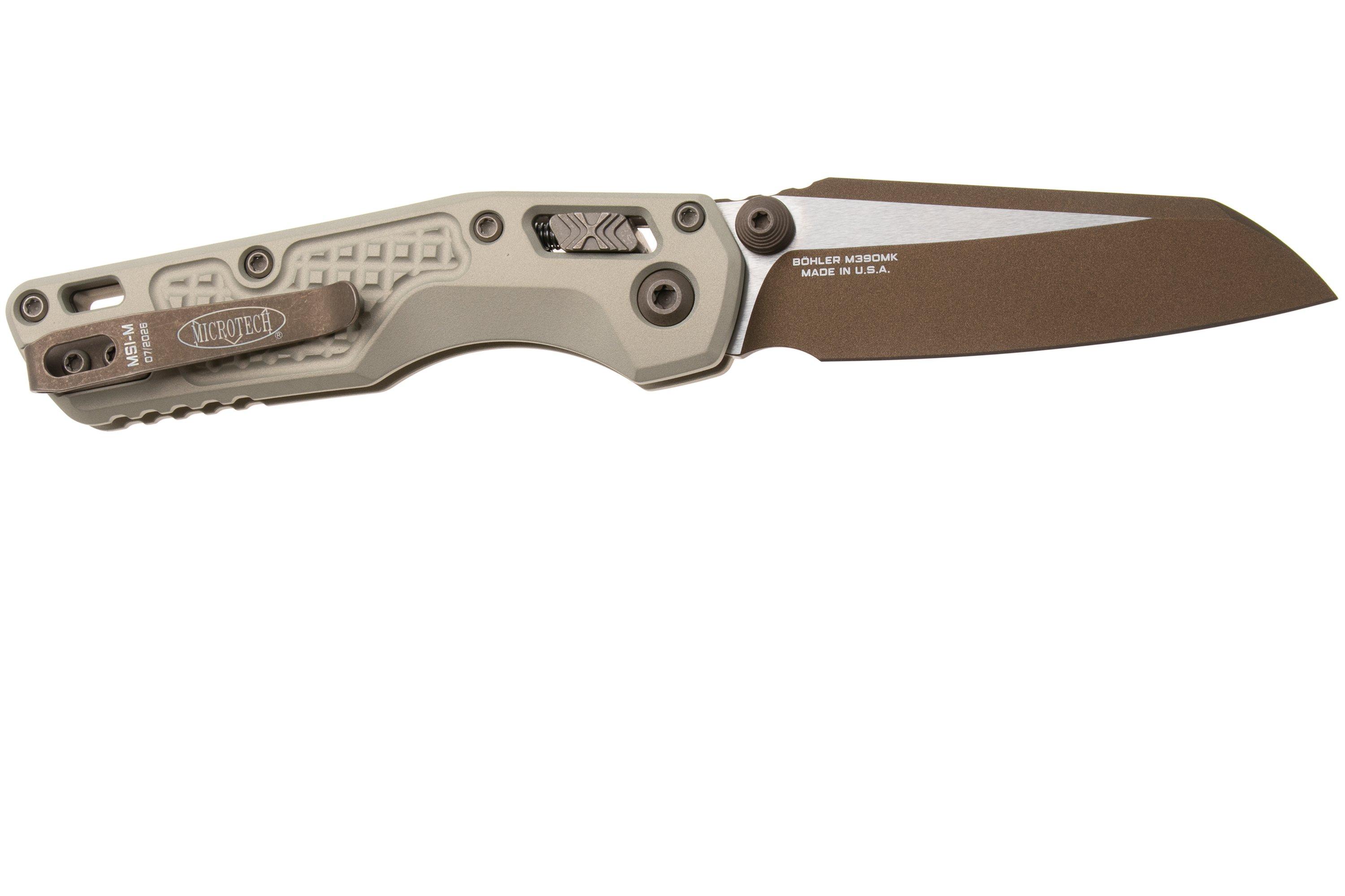 Microtech MSI Standard Issue Mini 210M-1FRCG-C19Z23, Burnt Bronze ...