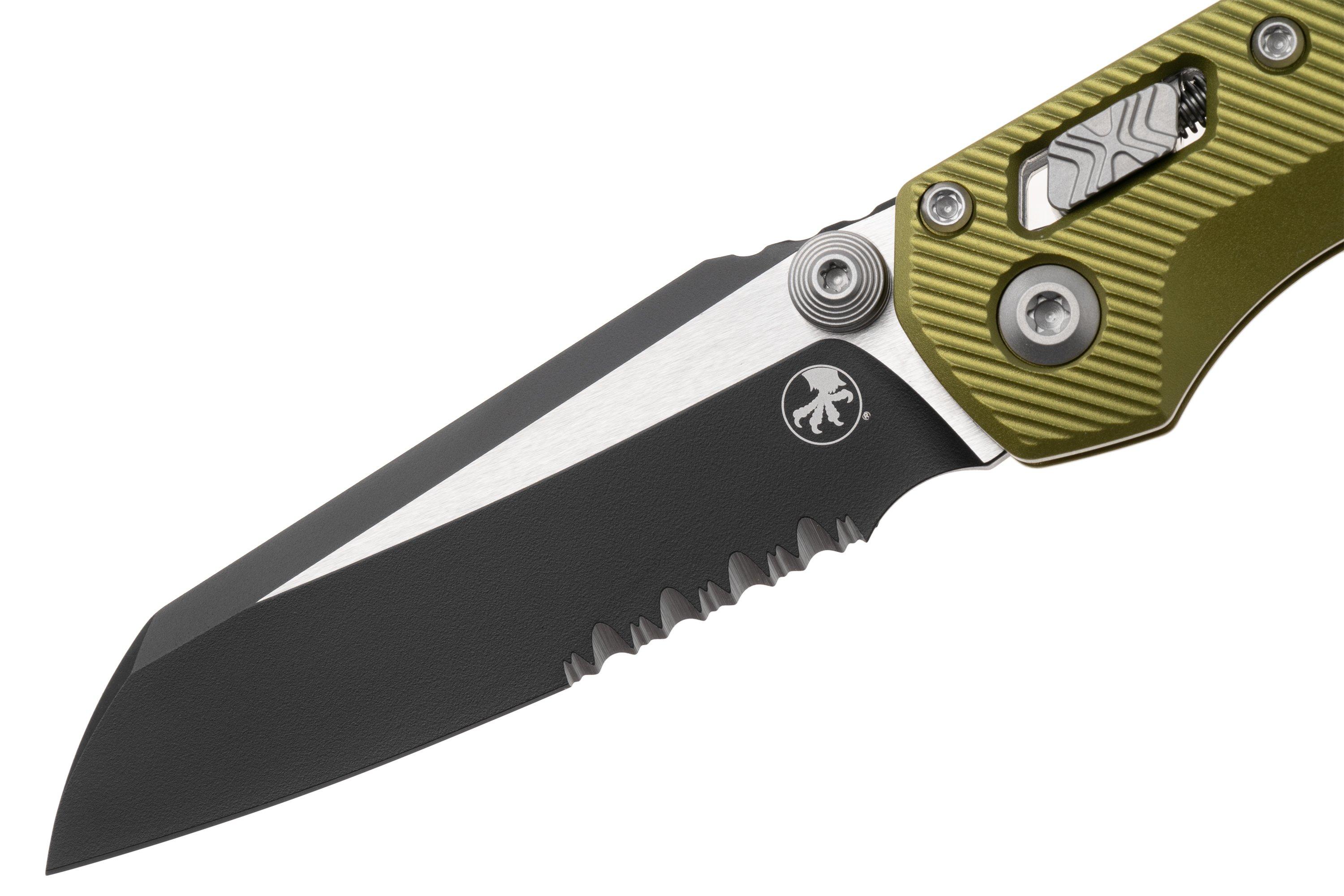 Microtech MSI Standard Issue Mini 210M-2FLOD, Two Tone Black M390MK ...