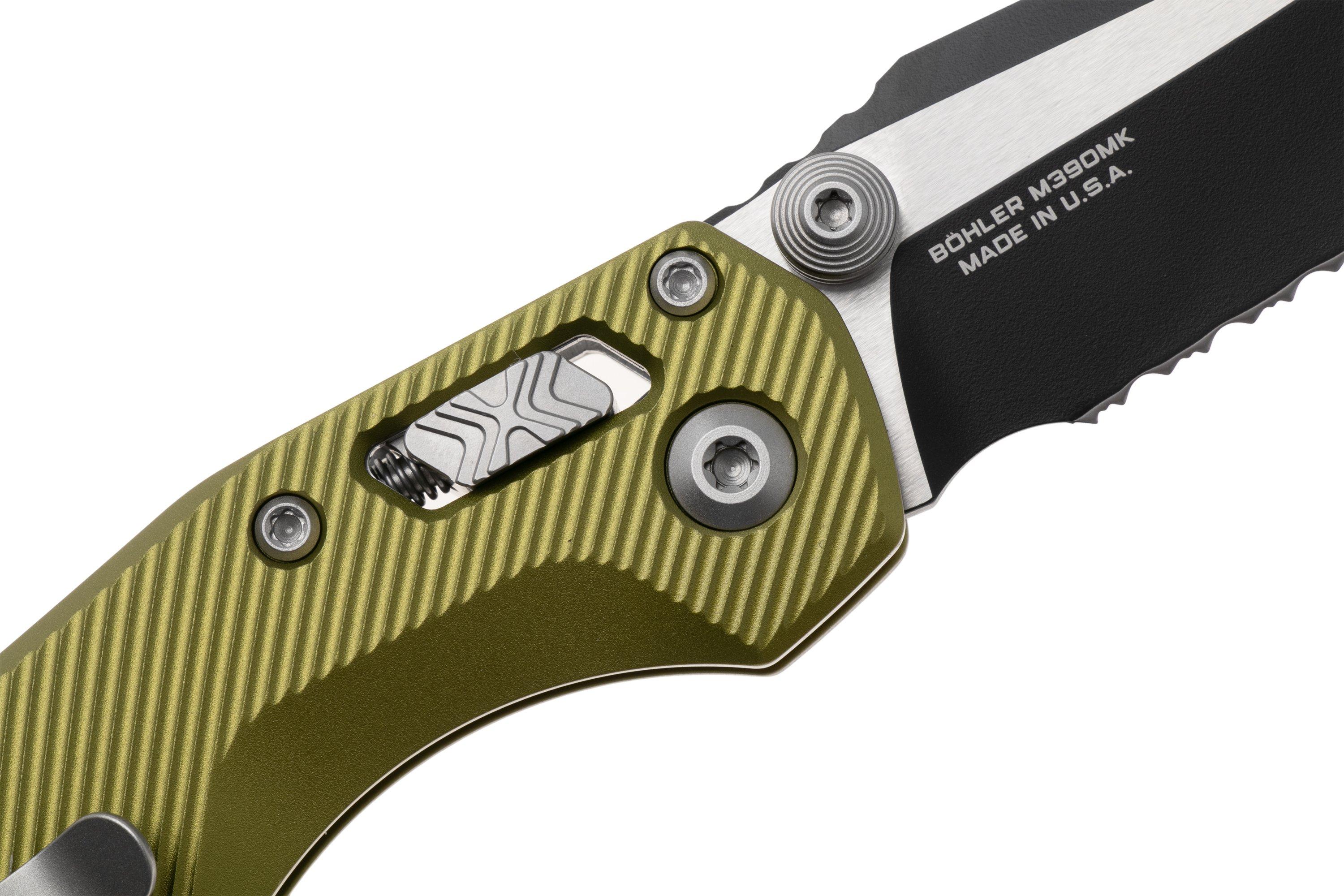 Microtech MSI Standard Issue Mini 210M-2FLOD, Two Tone Black M390MK ...