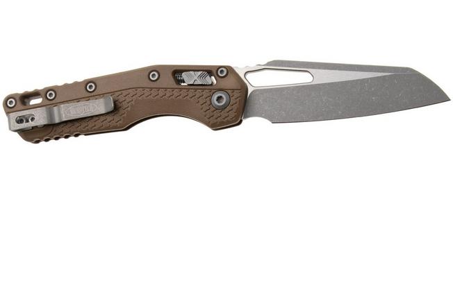 Afbeelding voor Microtech MSI Standard Issue 210T-10APPMDE, Apocalyptic Stonewashed M390MK, Dark Earth Polymer zakmes