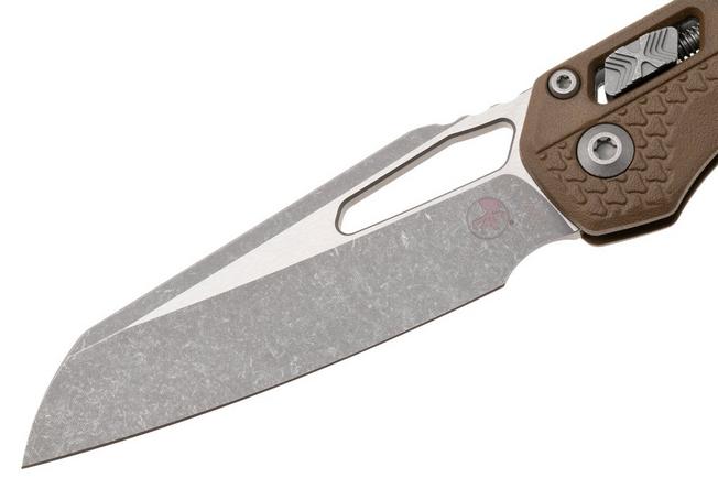 Afbeelding voor Microtech MSI Standard Issue 210T-10APPMDE, Apocalyptic Stonewashed M390MK, Dark Earth Polymer zakmes