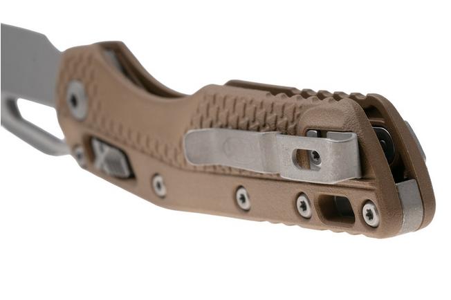 Afbeelding voor Microtech MSI Standard Issue 210T-10APPMDE, Apocalyptic Stonewashed M390MK, Dark Earth Polymer zakmes