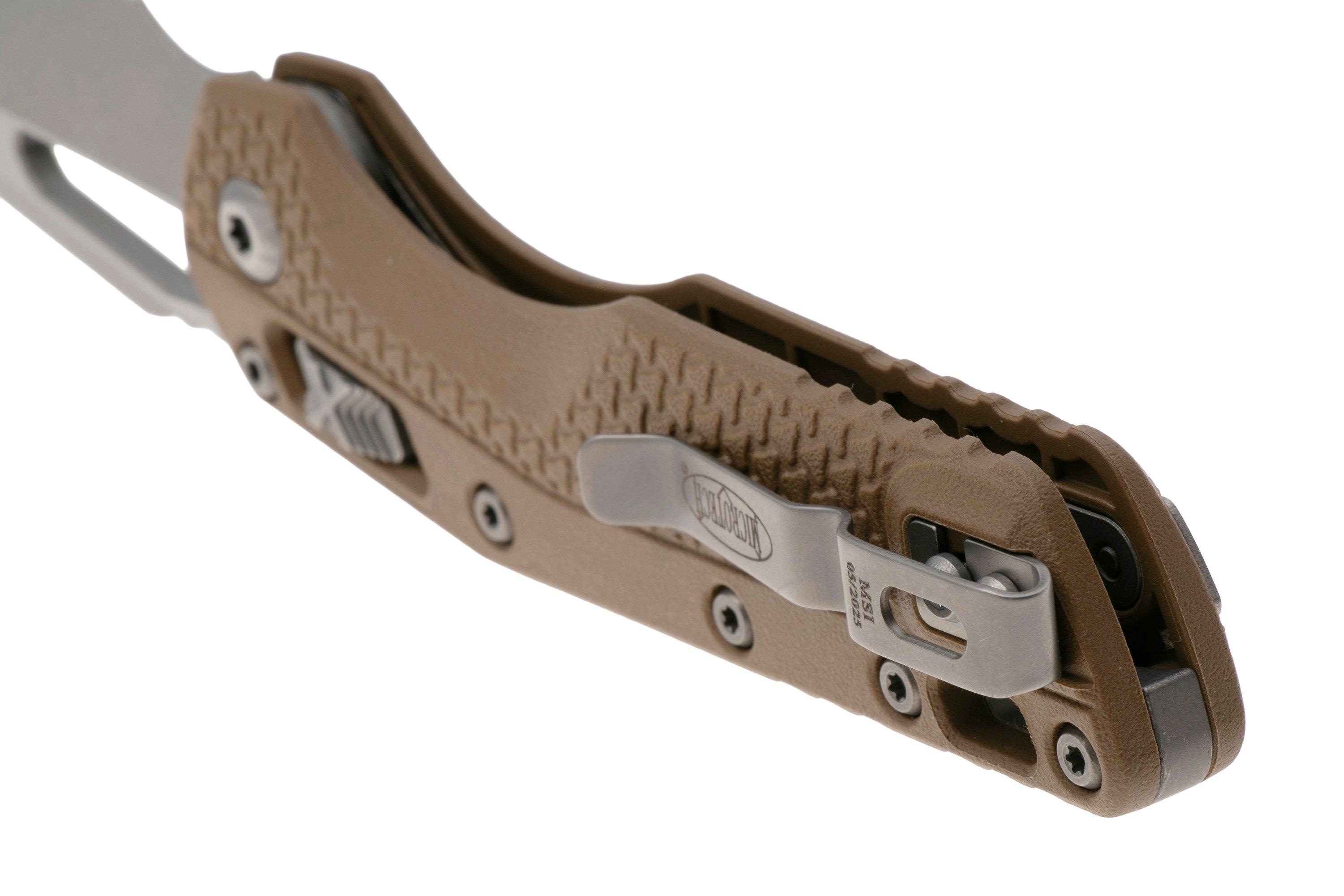 Microtech MSI Standard Issue 210T-11APPMDE, Apocalyptic Stonewashed ...