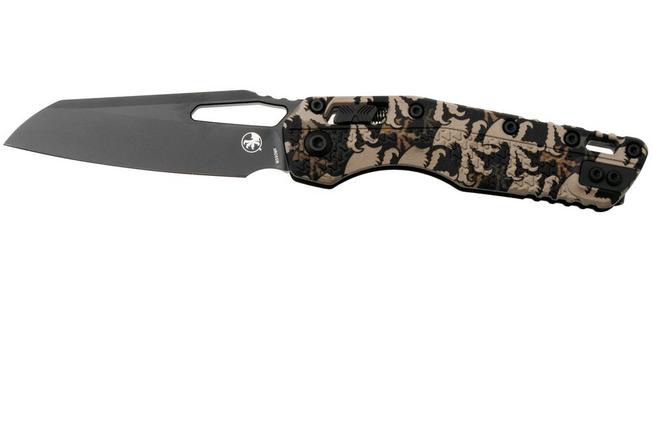 Afbeelding voor Microtech MSI Standard Issue 210T-1PMCWC-Z4, Black M390MK, Claw Burst Camo Polymer zakmes