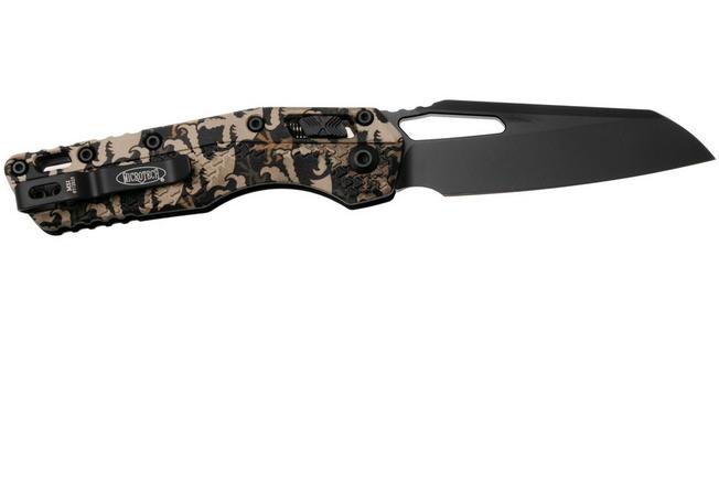 Afbeelding voor Microtech MSI Standard Issue 210T-1PMCWC-Z4, Black M390MK, Claw Burst Camo Polymer zakmes