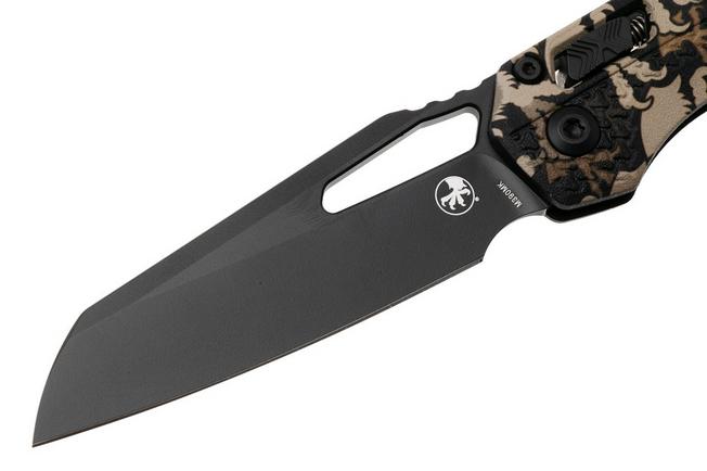 Afbeelding voor Microtech MSI Standard Issue 210T-1PMCWC-Z4, Black M390MK, Claw Burst Camo Polymer zakmes