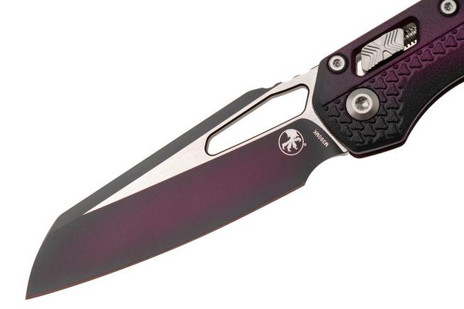 Afbeelding voor Microtech MSI Standard Issue 210T-1PMFSR, Faded Sangria Cerakote M390MK, Faded Sangria Polymer zakmes