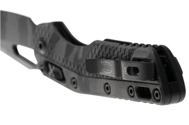 Bild für Microtech MSI Standard Issue 210T-1PMMTC-X8Z4, Tiger Camo M390MK, Tri Grip Midnight Tiger Camo Polymer Taschenmesser