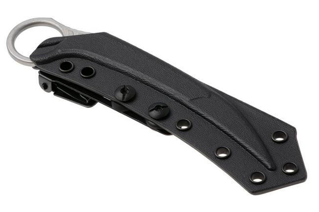 Afbeelding voor Microtech Feather 215-10APS Apocalyptic Stonewashed D2, karambitmes, Bastinelli Knives design