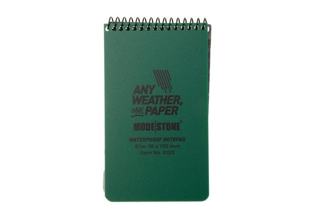 Afbeelding voor Modestone A133 Waterproof Top Spiral Notebook, 76 × 130 mm, Green, notitieboekje