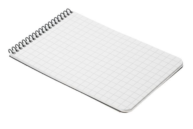 Afbeelding voor Modestone A303 Waterproof Top Spiral Notebook, 96 x 148 mm, Black, notitieboekje