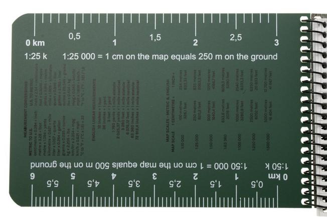 Afbeelding voor Modestone A33MIL Waterproof Top Spiral Military Notebook 96 x 148 mm, Olive, notitieboekje