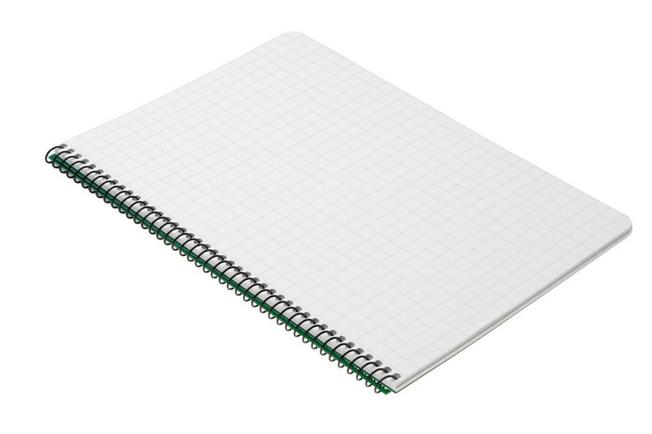Afbeelding voor Modestone C533 Waterproof Side Spiral Notebook A5 Green, notitieboek