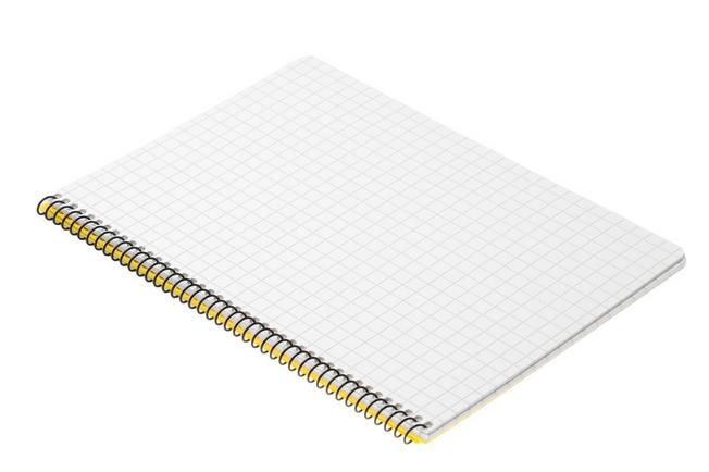 Afbeelding voor Modestone C543 Waterproof Side Spiral Notebook A5 Yellow, notitieboek