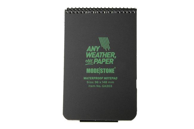 Afbeelding voor Modestone GA303 Waterproof Top Spiral Notebook + Glowpad 96 x 148 mm, notitieboekje