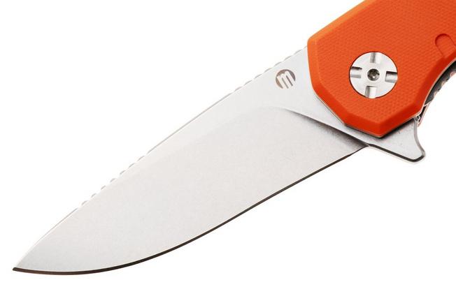 Afbeelding voor Maserin Forest Edge 132/2G10A Stonewashed 440C, Orange G10, jachtzakmes