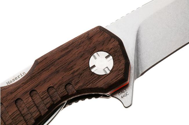 Afbeelding voor Maserin Forest Edge 132/2LG Stonewashed 440C, Walnut, jachtzakmes