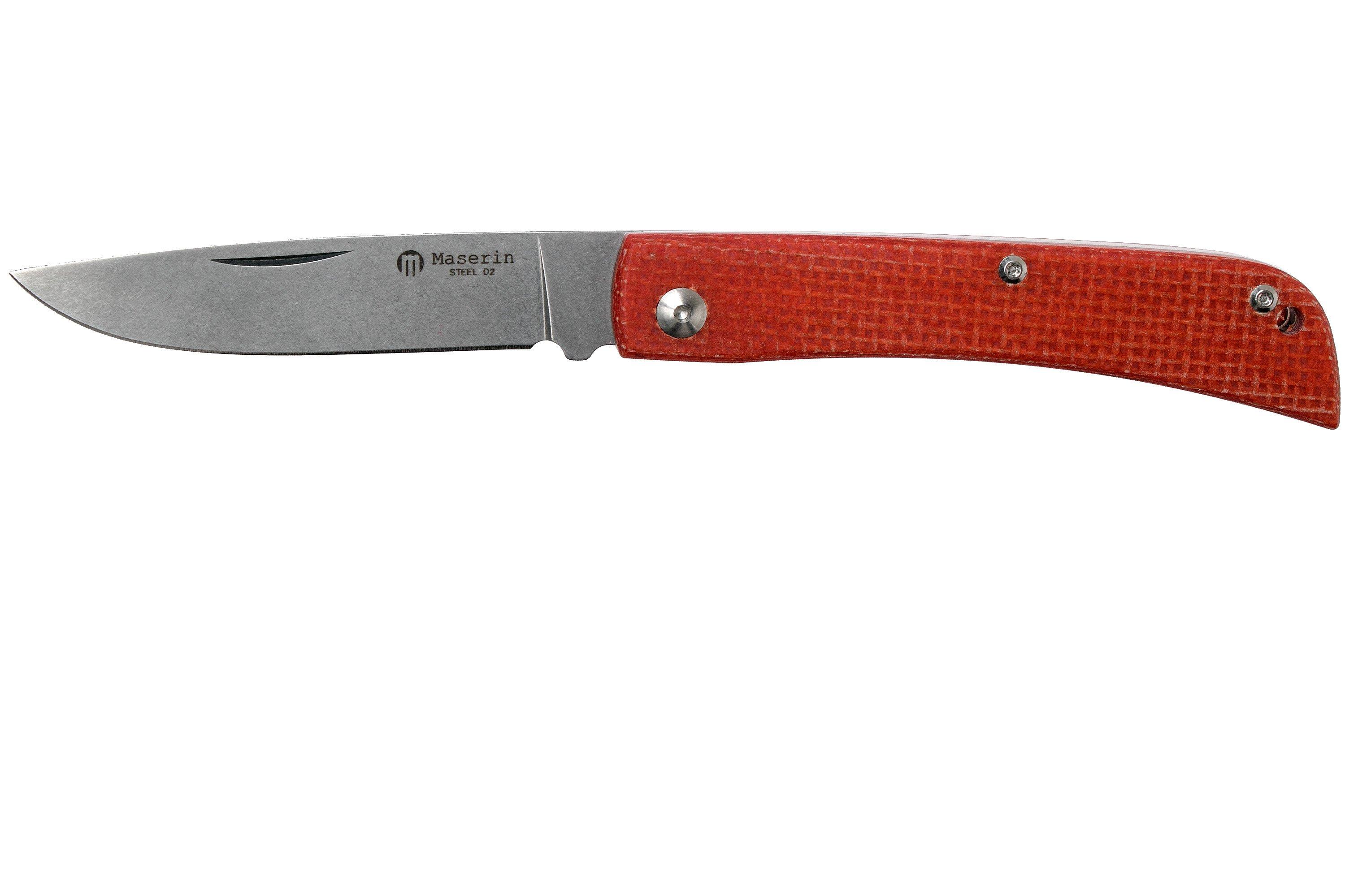 Maserin Nimrod Desert Micarta Taschenmesser – M390 Stahl, 9,5 Cm Klinge, Backlock, Mit Glasbrecher