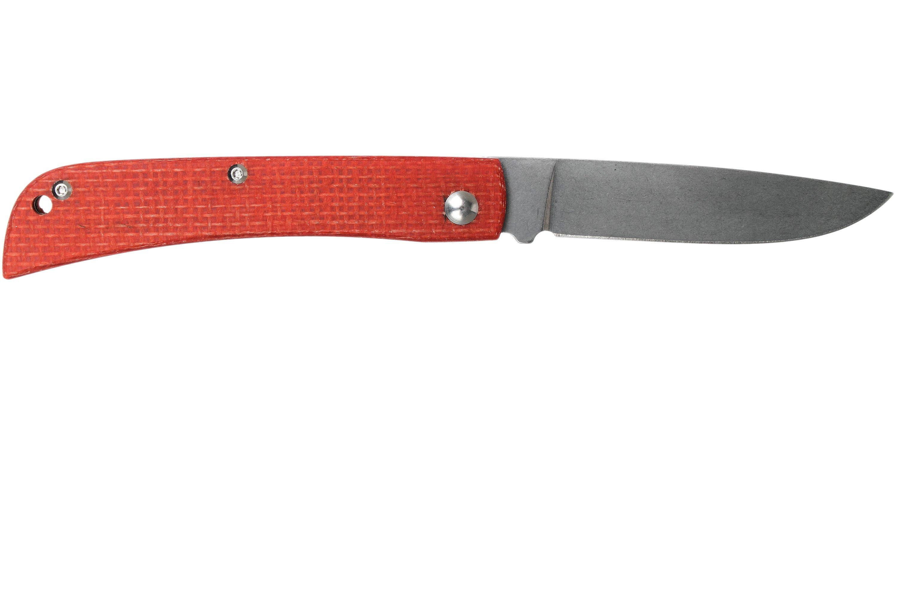 Maserin Scout Orange Micarta pocket knife, 163-MA | Advantageously ...