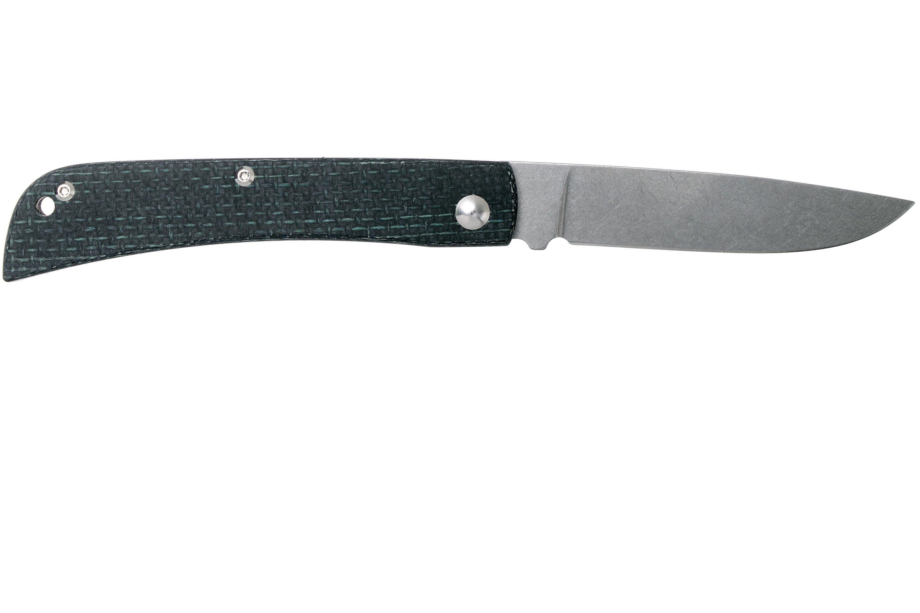 Maserin Scout Blue Micarta pocket knife, 163-MB | Advantageously ...