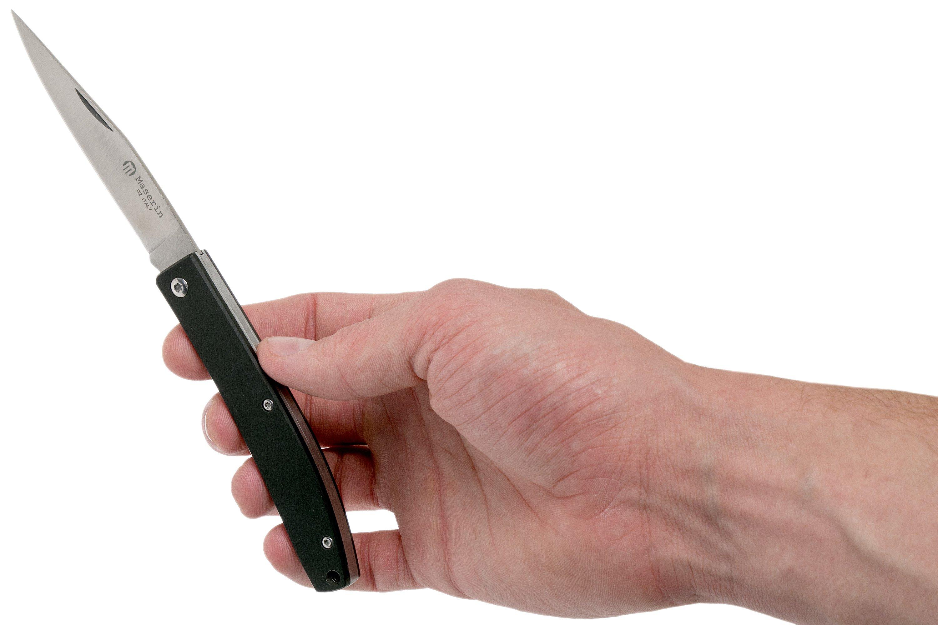 Maserin EDC Black 164-MN slipjoint pocket knife | Advantageously