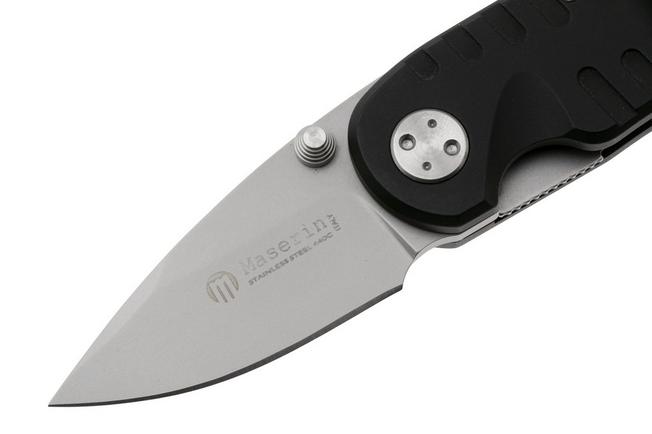 Afbeelding voor Maserin Dynamic TOol Knife 212 Bead Blasted 440C, Black Aluminium, zakmes