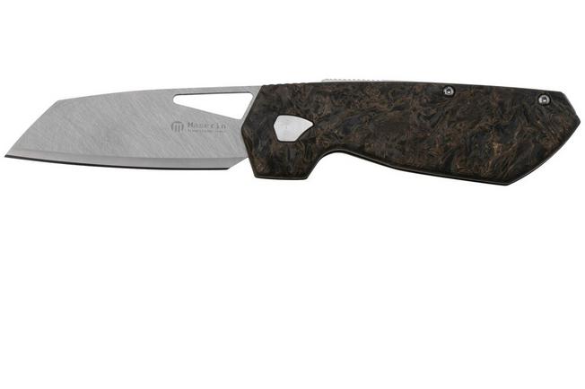 Maserin W1, 373-WTG, Tungsten, Gold Fatcarbon, pocket knife 