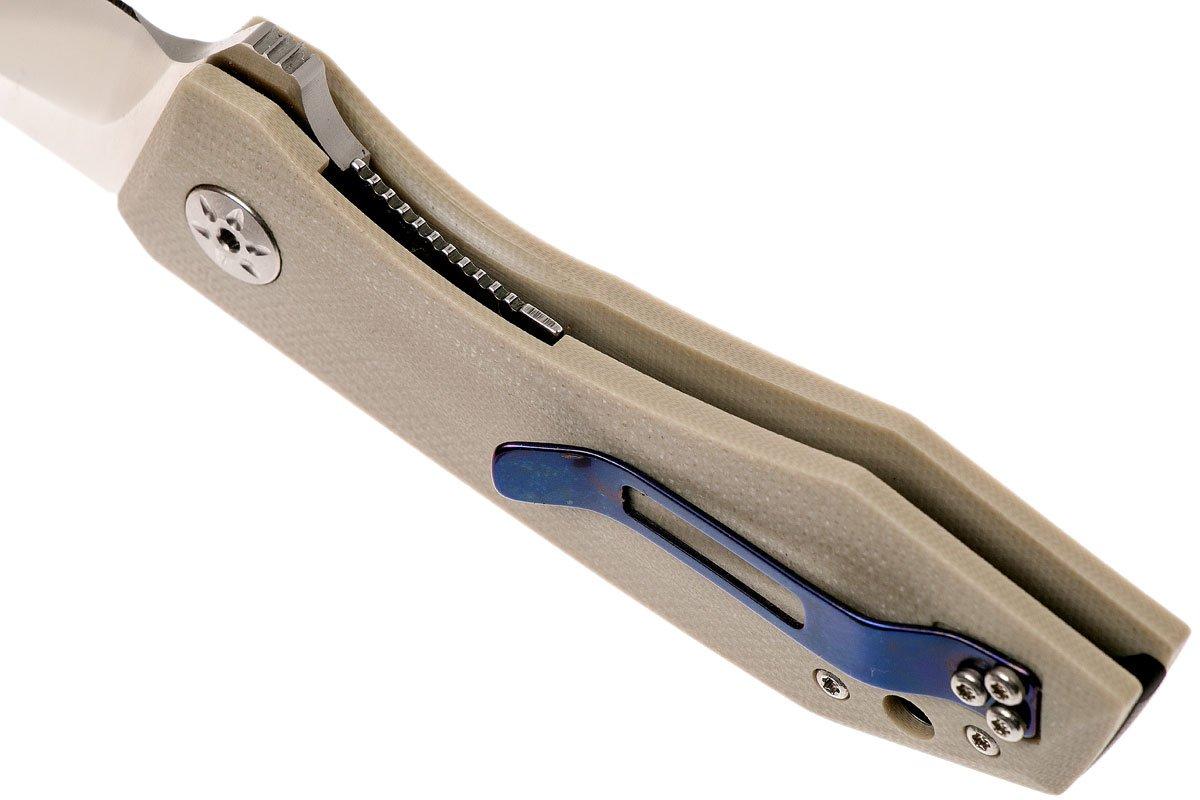 Maserin Nimrod Taschenmesser – Desert Micarta, M390 Klinge, 9,5 Cm, Backlock