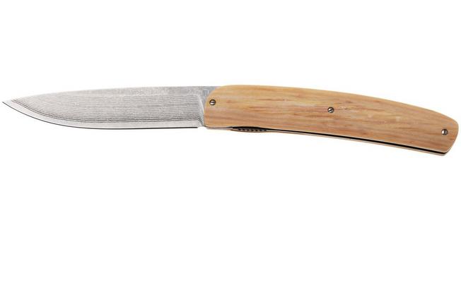 Bild für Maserin Gourmet 380/DPKB, Stonewashed VG10-Damascus, White Pakka Wood, Taschenmesser