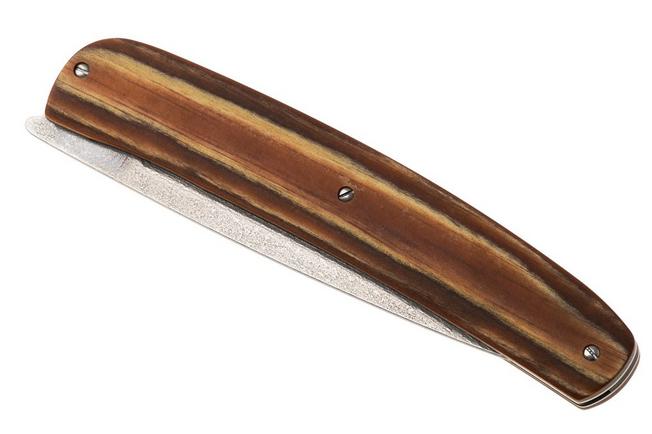 Bild für Maserin Gourmet 380/DPKM, Stonewashed VG10-Damascus, Brown Pakka Wood, Taschenmesser