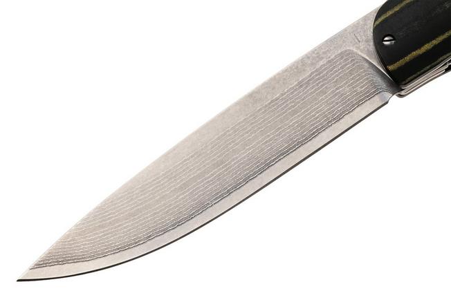 Bild für Maserin Gourmet 380/DPKN, Stonewashed VG10-Damascus, Black Pakka Wood, Taschenmesser