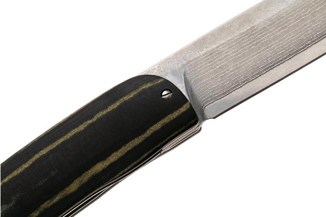 Bild für Maserin Gourmet 380/DPKN, Stonewashed VG10-Damascus, Black Pakka Wood, Taschenmesser