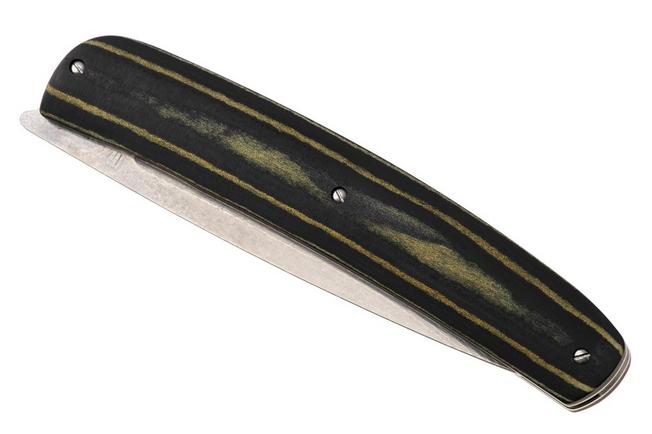 Bild für Maserin Gourmet 380/DPKN, Stonewashed VG10-Damascus, Black Pakka Wood, Taschenmesser