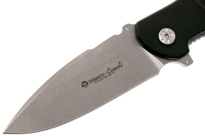 Maserin Pitbull 404/N Black pocket knife, Sergio Consoli Maserin Pitbull 404/N Black pocket knife, Sergio Consoli