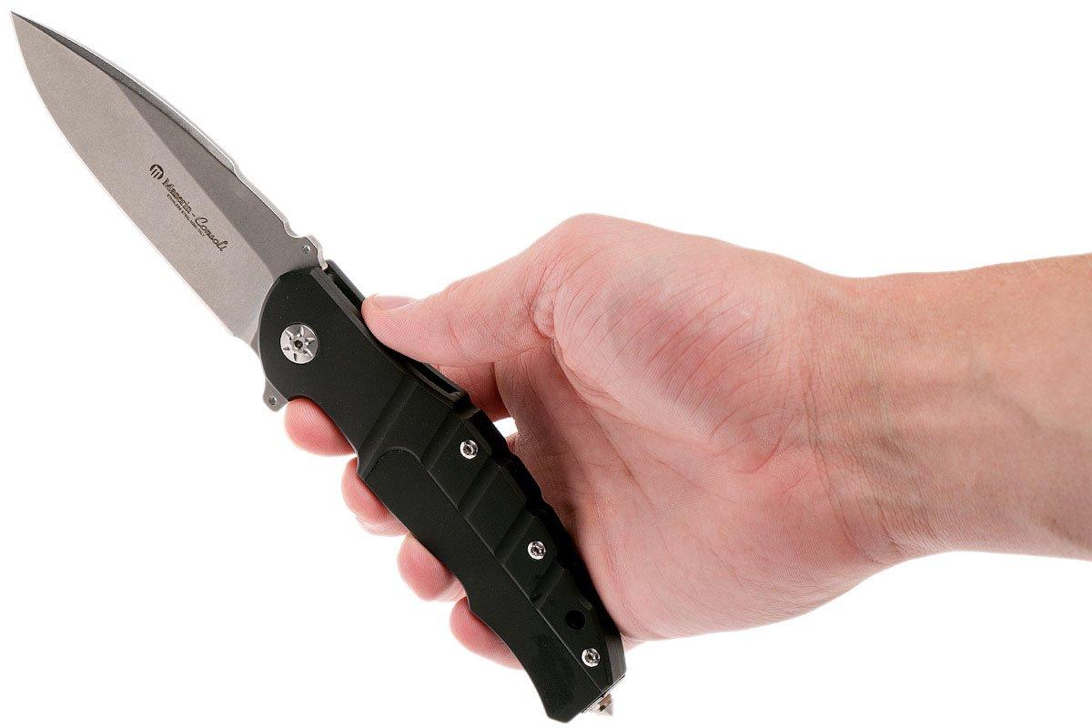 Maserin Pitbull 404/N Black pocket knife, Sergio Consoli Maserin Pitbull 404/N Black pocket knife, Sergio Consoli