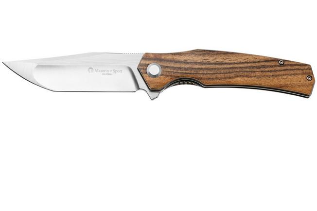 Afbeelding voor Maserin Sport Knife 46009/LG, Satin D2, Sandal Wood, zakmes
