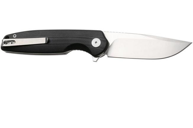 Afbeelding voor Maserin Sport Knife 46010/G10N, Satin D2, Black G10, zakmes