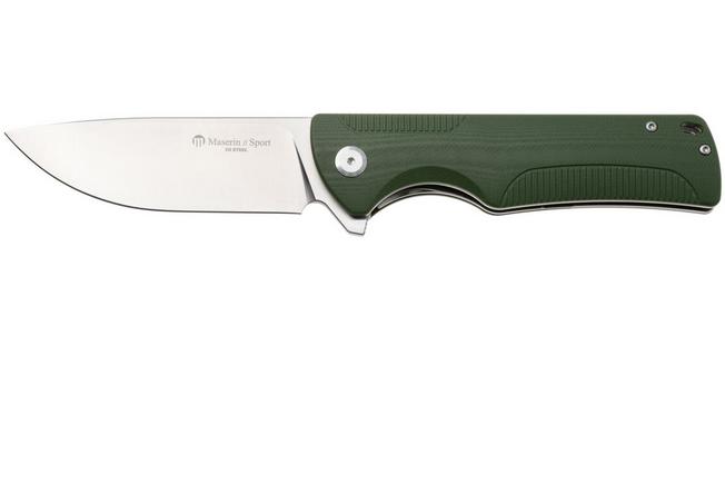 Afbeelding voor Maserin Sport 46011/G10V Satin D2, Green G10 zakmes