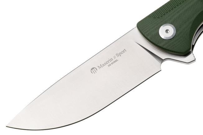 Afbeelding voor Maserin Sport 46011/G10V Satin D2, Green G10 zakmes
