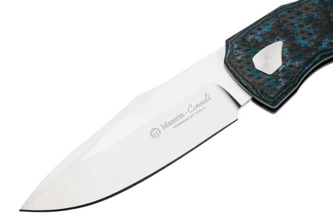 Afbeelding voor Maserin 502/BM Power, Magnacut, Arctic Blue Fatcarbon, zakmes, Sergio Consoli design