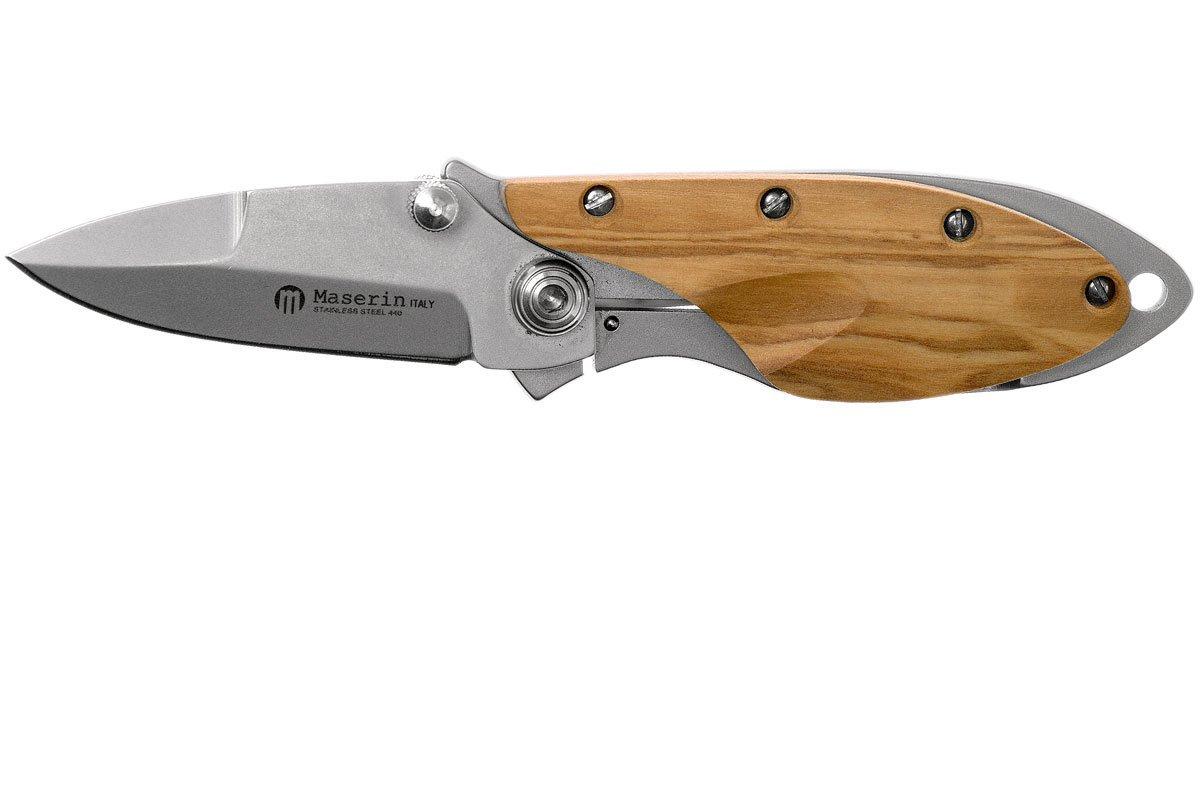 Maserin Onefold Olive 550/OL zakmes | Voordelig kopen bij