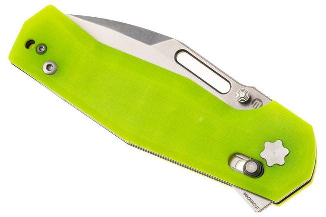 Bild für Maserin 632 CB-1 Stonewashed CPM MagnaCut, Neon Yellow G10, Taschenmesser
