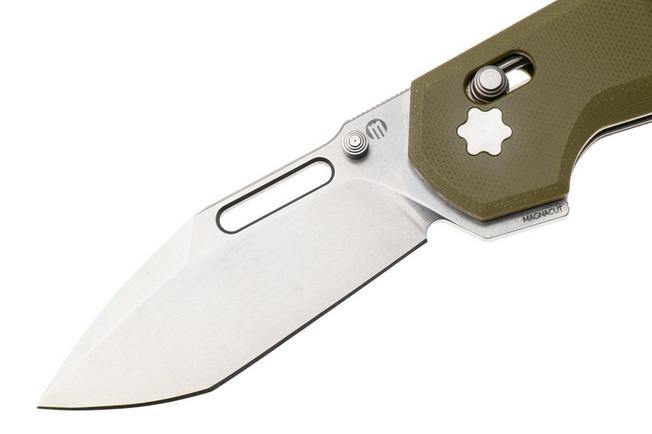 Afbeelding voor Maserin 632 CB-1 Stonewashed CPM MagnaCut, Olive Green G10, zakmes