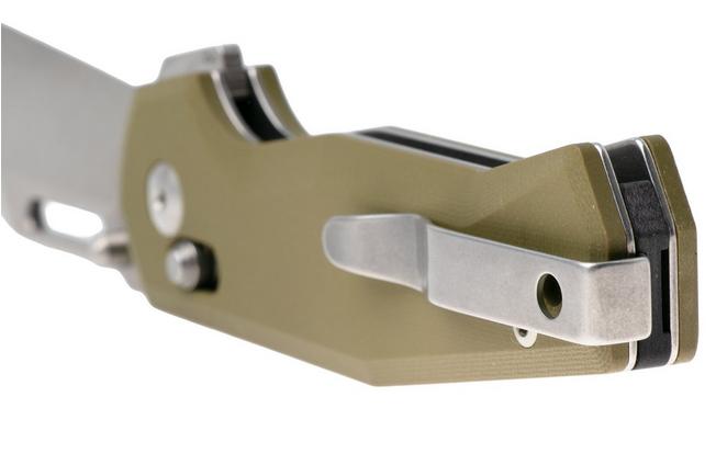 Afbeelding voor Maserin 632 CB-1 Stonewashed CPM MagnaCut, Olive Green G10, zakmes