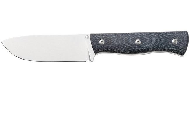 Bild für Maserin Woodsman 917/MCN Stonewashed Nitro X7, Black Denim Micarta, Fahrtenmesser, Igor Bortolussi Design