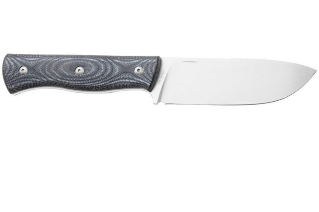 Bild für Maserin Woodsman 917/MCN Stonewashed Nitro X7, Black Denim Micarta, Fahrtenmesser, Igor Bortolussi Design
