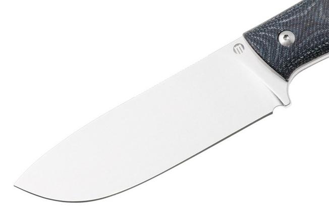 Bild für Maserin Woodsman 917/MCN Stonewashed Nitro X7, Black Denim Micarta, Fahrtenmesser, Igor Bortolussi Design