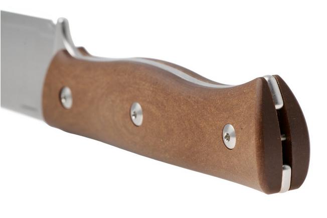 Bild für Maserin Woodsman 917/PM Stonewashed Nitro X7, Brown SolidPaper, Fahrtenmesser, Igor Bortolussi Design