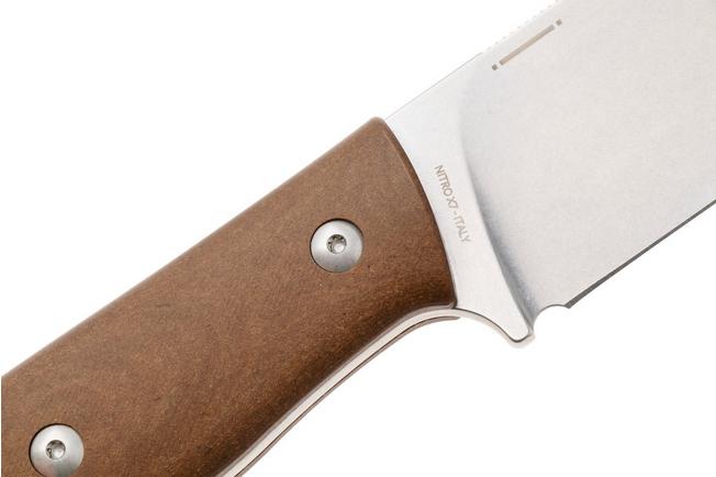 Bild für Maserin Woodsman 917/PM Stonewashed Nitro X7, Brown SolidPaper, Fahrtenmesser, Igor Bortolussi Design